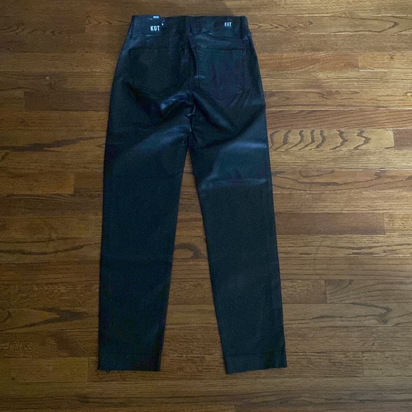 Kut From The Kloth Reese Coated Ankle Straight Size 0 - Picture 8 of 8